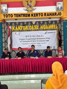 IDFoS Indonesia dan Pertamina EP Zona 11 Sosialisasikan Program Pengembangan Masyarakat di Desa Ngampel