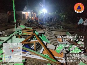 Hujan dan Angin Kencang, Satu Balai Desa dan Empat Rumah di Bojonegoro Rata dengan Tanah