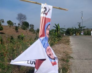 Baliho Paslon 02 Bojonegoro Diduga Dirusak OTK, Relawan Diminta Awasi
