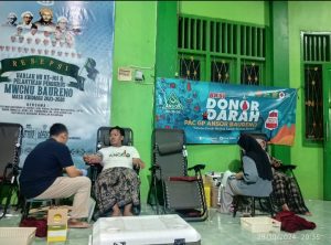 Bertepatan dengan Hari Sumpah Pemuda, GP Ansor Baureno Gelar Donor Darah
