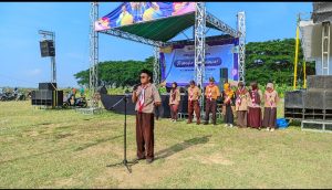 Tanamkan Jiwa Pancasila 13 Lembaga di Lingkungan Ma’arif NU Kedungadem Gelar Kemah “Pramuka Bersholawat”