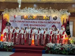 DPC KKI Bojonegoro Periode 2024-2029 Resmi Dilantik, Tegaskan Komit Terhadap Kebaya Bagian Budaya Bangsa