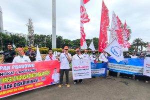 Gunakan Satu Bus, 47 Guru Bojonegoro Demo di Jakarta Tuntut dijadikan PPPK