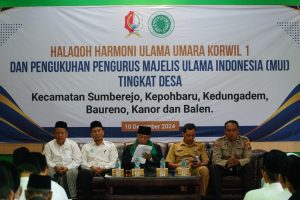 Tingkatkan Sinergi Ulama dan Umaro, MUI Bojonegoro Bentuk dan Lantik Pengurus Sampai Tingkat Desa