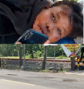 Jalan berlubang Akibatkan Pemotor Celaka