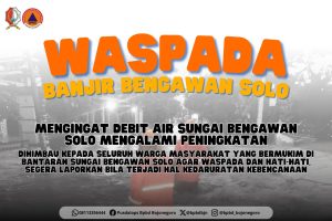 Bengawan Solo Alami Tren Kenaikan Debit Air, BPBD Bojonegoro Himbau Warga Waspada