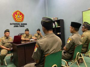 Satkorwil Banser Jatim Gelar Fit and Proper Test untuk Calon Kepala Satkorcab Kencong