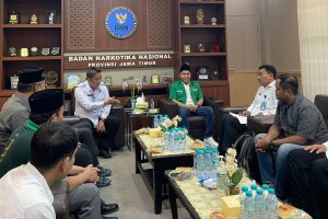 BNNP dan PW Ansor Jawa Timur Sepakat Perkuat Sinergi dalam Pencegahan Narkoba