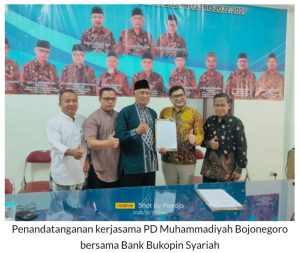 Tingkatkan Ekonomi Persyarikatan, Muhammadiyah Bojonegoro Jalin Kerjasama dengan Kookmin Bank dan Bank Bukopin Syari’ah