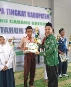 Hanif Abror Hana Setya Adi Raih Prestasi juara di Final Olimpiade MIPA LP Ma’arif Cabang Gresik