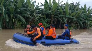 Sampai Bendung Gerak Babat, Pencarian Warga Kanor Yang Tenggelam Belum Ditemukan