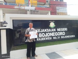 LSM PIPRB Adukan Kades Hargomulyo ke Kejari Bojonegoro, Dugaan Mark Up Biaya Pembangunan/Renovasi Balai Desa