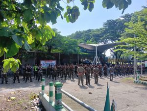 Ratusan Banser Satkorcab Bojonegoro Sukseskan Konfercab XX GP Ansor 