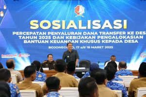 Pemkab Bojonegoro Sosialisasi BKK Desa 2025, Bupati Wahono Tekankan Pengentasan Kemiskinan dan Peningkatan IPM 