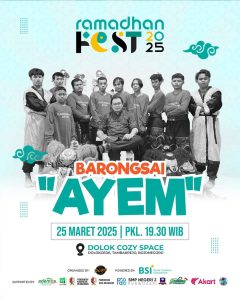 Dukung UMKM Naik Kelas, Barongsai Ayem akan Hibur Pengunjung Ramadhan Fest
