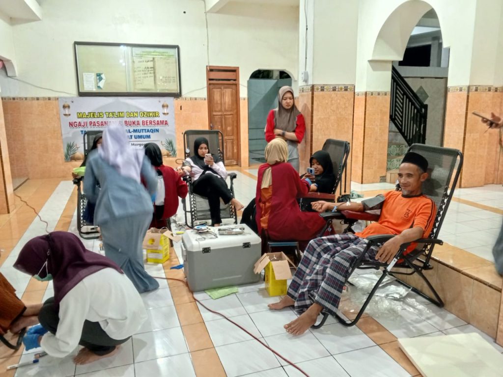 Keren, Momentum Ramadhan GP Ansor Margomulyo Gelar Donor Darah 