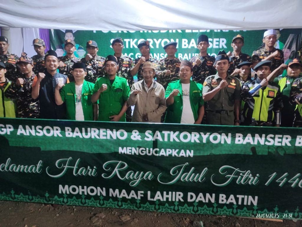 PAC GP Ansor Baureno Buka Posko Mudik Idul Fitri 2025
