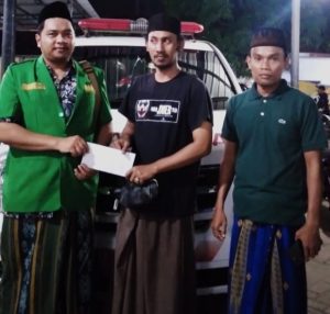 Banser Kecelakaan, Divisi Sosial dan Pemberdayaan Masyarakat Ansor Jatim Salurkan Donasi