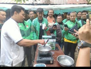 Oppo Bojonegoro dan Gori Ajak Ratusan Ojol Bojonegoro Bukber. Rebus Smartphone 