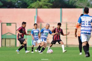 Halal bihalal, Lurah Socer, Forsekdes, Perangkat Desa dan Panpel Persibo Main Sepakbola Bertajuk Fun fourfeo 