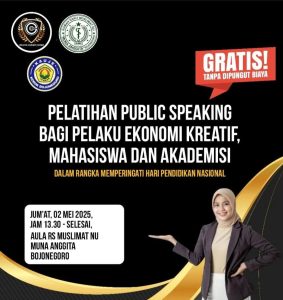 RS Muslimat NU Muna Anggita, KAUJE dan CEC Bojonegoro Rencanakan Pelatihan Public Speaking