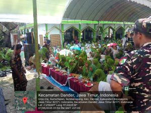 Banser Dander Kawal Ribuan Jamaah dalam Pengajian Muslimat-Fatayat di Sumberagung
