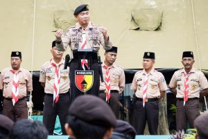 Resmi Dibuka Dandim Bojonegoro, Perkemahan Saka Wira Kartika 2025 diikuti Ratusan Peserta 