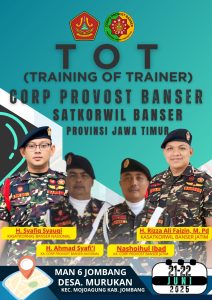 Corp Provost Banser Jatim Gelar TOT di MAN 6 Jombang, Perkuat Kaderisasi dan Disiplin Organisasi