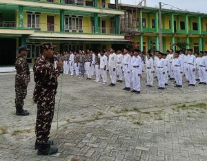 Banser Sumberrejo Isi Materi Wasbang dan PBB Ponpes Darussalam