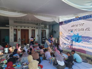 Seru, Sanggar Lukis “Bunda Webi” Gelar Workshop Fun Art On Holiday di Bojonegoro