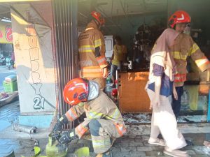 Berniat Ganti Tabung LPG, Tempat Usaha Loundry Terbakar, Kerugian Capai 50 Juta