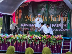 Dihadiri KH. Sun’an, Majelis Ta’lim Muslimat-Fatayat Trucuk Berlangsung Khitmat Walau Hujan