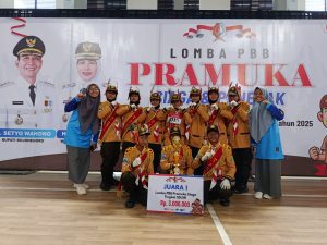 Keren, Lomba PBB Pramuka MI Al-Rosyid Berhasil Sabet Juara 1 Tingkat MI/SD se Kabupaten Bojonegoro