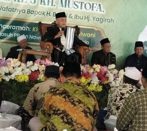 Ponpes Al Asy’ariyyah Peringati Haul Masyayikh Bersama KH. Achmad Chalwani Nawawi Rais ‘Ali PP Jatman, Banser Dander Bantu Pengamanan