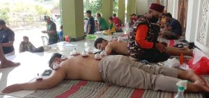 Lazisnu MWC NU Balen dan PAC Ansor Balen Gelar Gerakan Potong Rambut dan Bekam Gratis