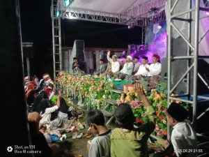 Banser Dander Sukses Kawal Gebyar Sholawat Maulid Nabi di Sumberagung