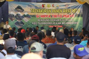 Hadir di Tasyakuran Panen, Setyo Wahono: Pertanian Butuh Istirahat dan Pengelolaan Bijak