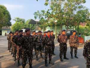 Banser Bojonegoro Ikuti Upacara Peringatan HUT TNI ke-80