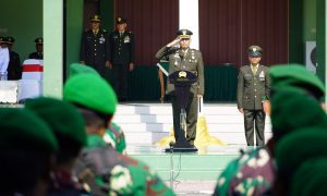 Kodim Bojonegoro Gelar Upacara Peringatan HUT Ke- 80 TNI