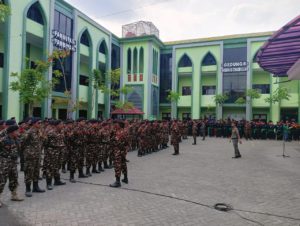 Jawab Tayangan Trans7, Enam Ratusan Elemen Pemuda NU Bojonegoro Gelar Apel