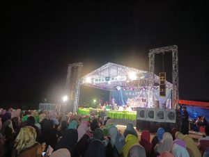 Setelah Bagikan 1000 Pohon, NU Kota Bojonegoro dan Banomnya Tutup Rangkaian HSN dengan Gebyar Sholawat