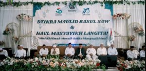 Dirangkai dengan Dzikra Maulidur Rosul, Kesan Langitan Bojonegoro Gelar Haul Masyayikh Pondok Pesantren