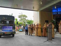Wabup Bojonegoro Berangkatkan Bantuan Tahap Kedua, Total 18 Truk untuk Sumatera
