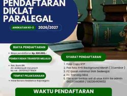 Kesempatan Emas! Perbakum Kabupaten Bojonegoro Buka Pendaftaran Diklat Paralegal Angkatan Ke-2 Tahun 2026/2027