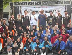 BEM IKIP PGRI Bojonegoro dan Bakesbangpol Gelar Pemantapan Wawasan Kebangsaan di CFD
