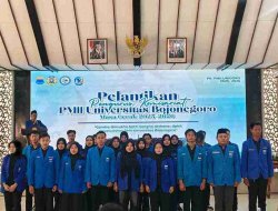 Sinergi Pelantikan dan Diskusi Ekologi PK PMII UNIGORO Masa Gerak 2025–2026