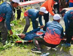 Gandeng BPBD dan Damkar Bojonegoro, Pertamina EP Cepu Zona 12 Bersama Ademos Perkuat Kesiapsiagaan Masyarakat melalui Pelatihan Destana