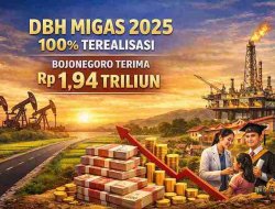 DBH Migas 2025 Terealisasi 100 Persen, Bojonegoro Terima Rp 1,94 Triliun