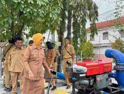 Antisipasi Genangan, Wabup Bojonegoro Tinjau Pemasangan Sibel Permanen di Tiga Titik Kota