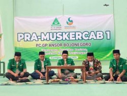 PC GP Ansor Bojonegoro Gelar Pra Musykercab I